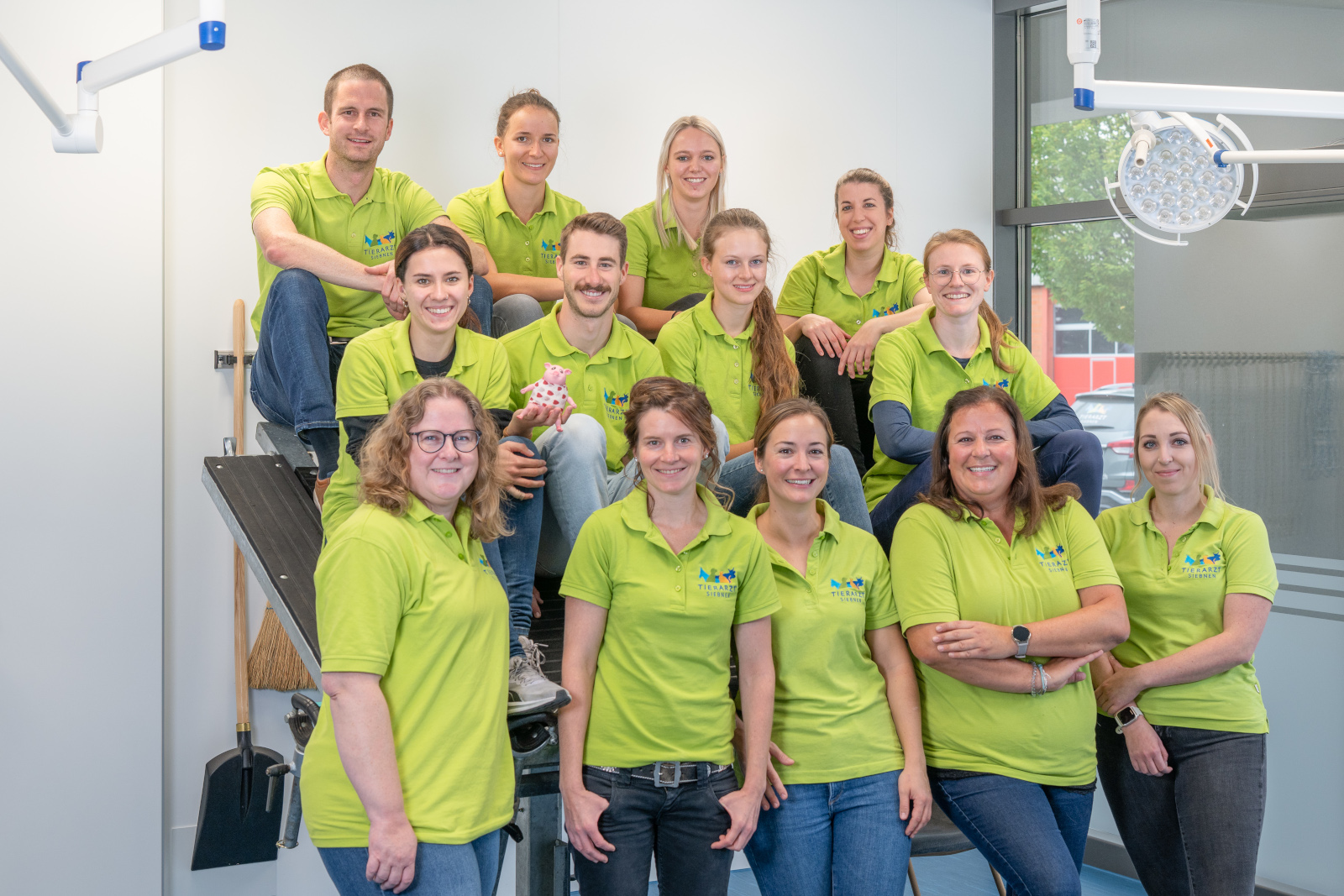 Gruppenbild Team Tierarzt Siebnen
